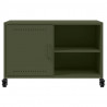 Szafka RTV, oliwkowa, 68x39x43,5 cm, stal
