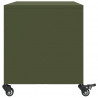 Szafka RTV, oliwkowa, 68x39x43,5 cm, stal