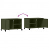 Szafka RTV, oliwkowa, 68x39x43,5 cm, stal
