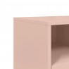 Szafka RTV, różowa, 100,5x39x43,5 cm, stal