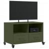 Szafka RTV, oliwkowa, 68x39x43,5 cm, stal