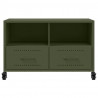 Szafka RTV, oliwkowa, 68x39x43,5 cm, stal
