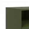 Szafka RTV, oliwkowa, 68x39x43,5 cm, stal