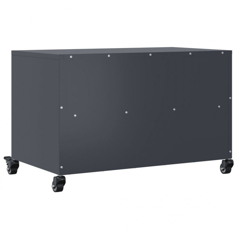 Szafka RTV, antracytowa, 68x39x43,5 cm, stal