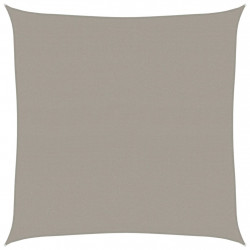 Żagiel przeciwsłoneczny, 160 g/m², jasnoszary, 4,5x4,5 m, HDPE