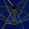 Parasol wiszący z aluminiowym słupkiem, 300 cm, niebieski