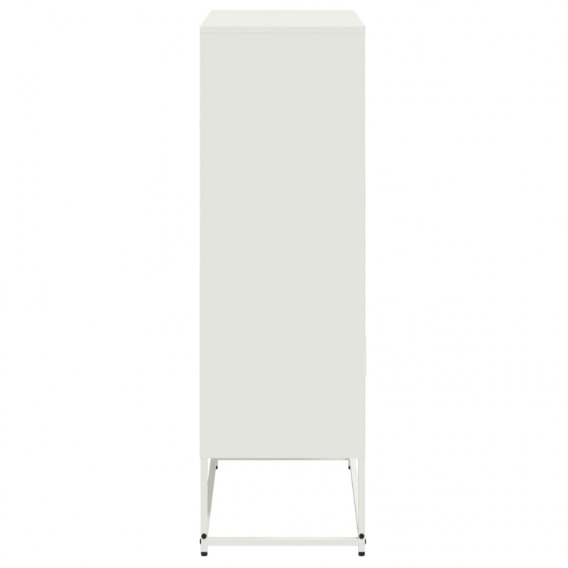 Szafka pod telewizor, musztardowa, 100,5x39x60,5 cm, stalowa
