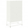 Szafka pod telewizor, musztardowa, 100,5x39x60,5 cm, stalowa