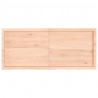 Półka, 140x60x(2-6) cm, surowe lite drewno dębowe