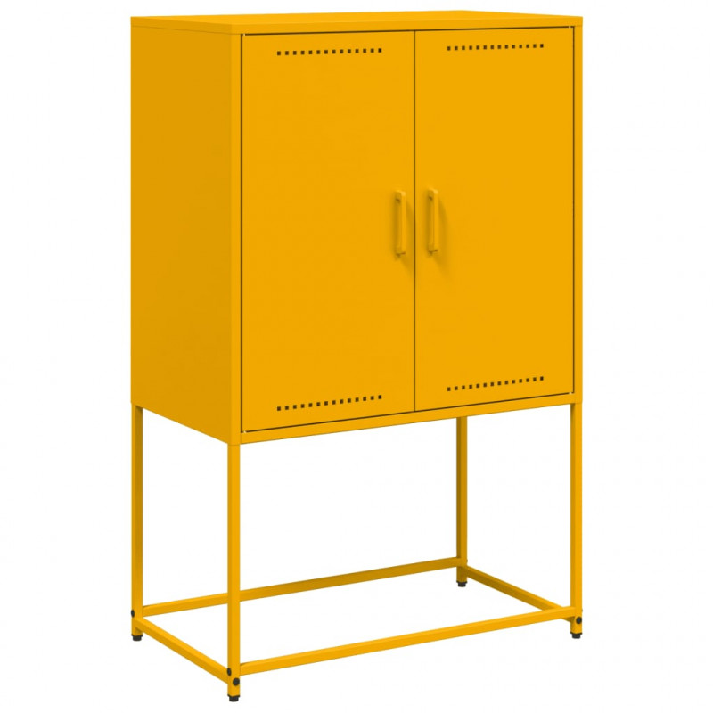 Szafka pod telewizor, antracytowa, 68x39x60,5 cm, stalowa