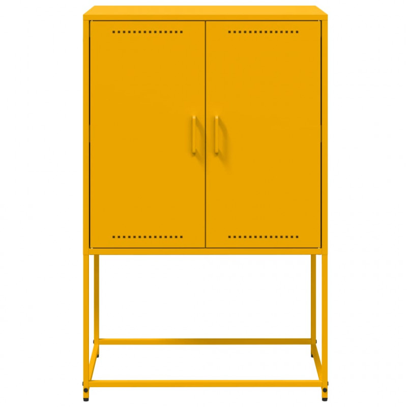 Szafka pod telewizor, antracytowa, 68x39x60,5 cm, stalowa