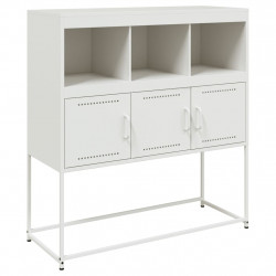 Szafka, biała, 100,5x39x107 cm, stal