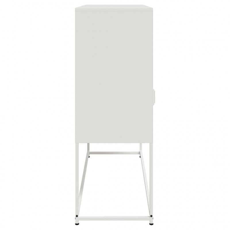 Szafka, biała, 100,5x39x107 cm, stal
