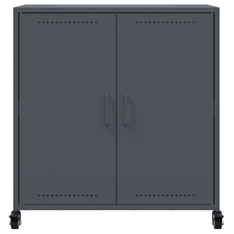 Szafka, antracytowa, 68,5x39x72 cm, stal