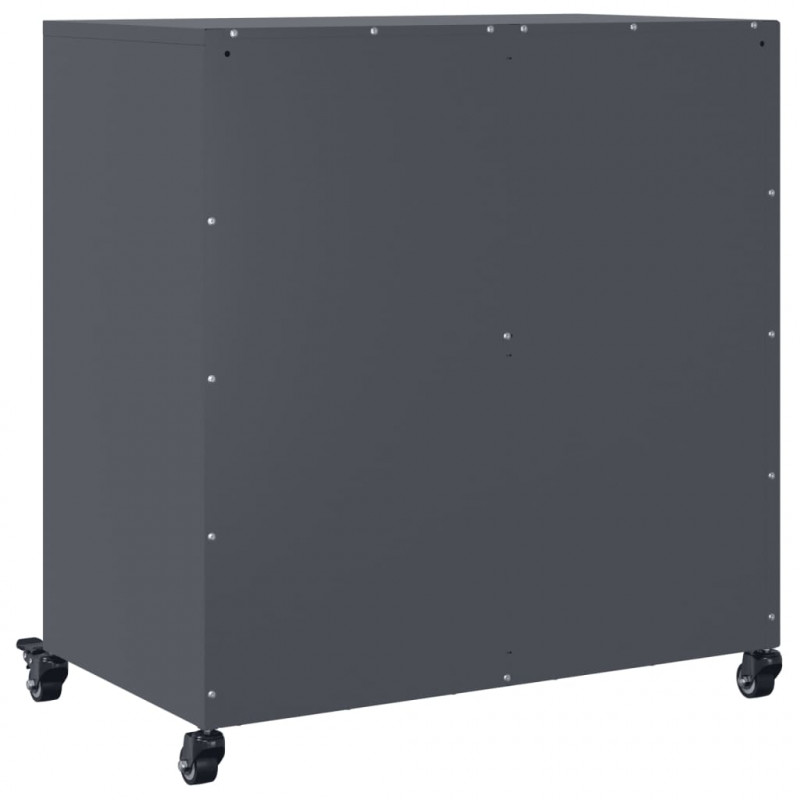 Szafka, antracytowa, 68,5x39x72 cm, stal