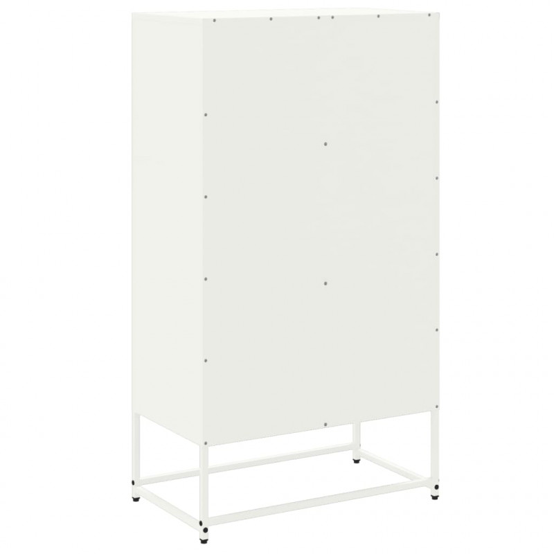 Szafka, różowa, 68,5x38,5x123,5 cm, stal