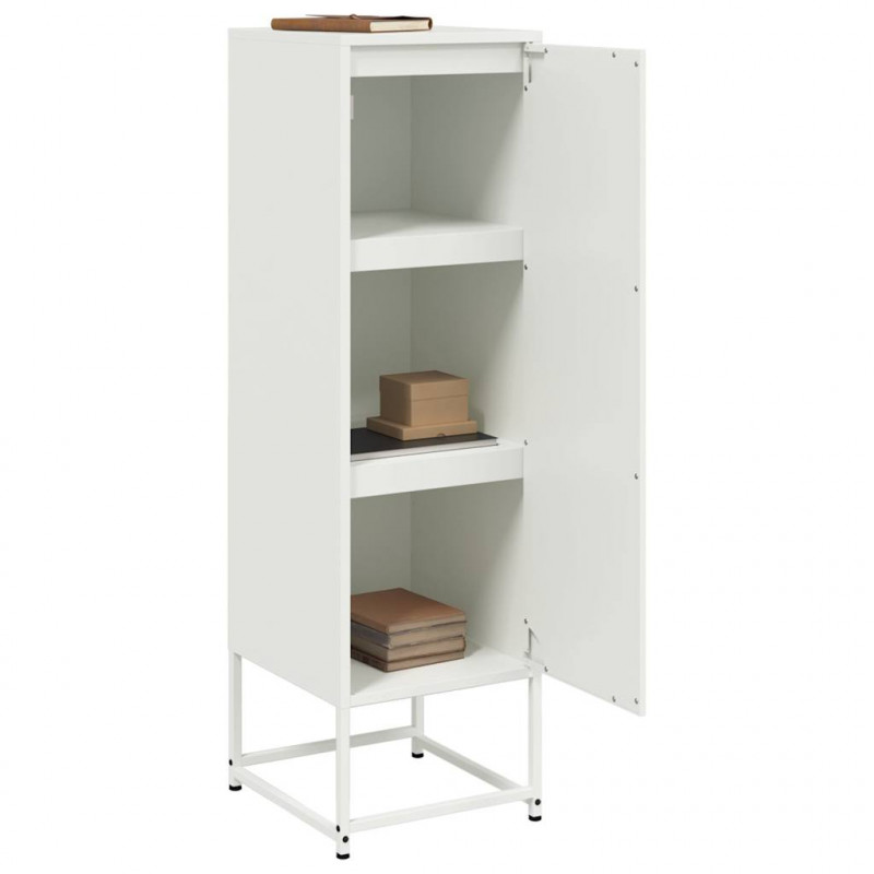 Szafka, biała, 36x39x123 cm, stal