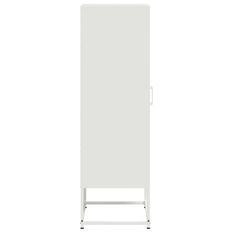Szafka, biała, 36x39x123 cm, stal