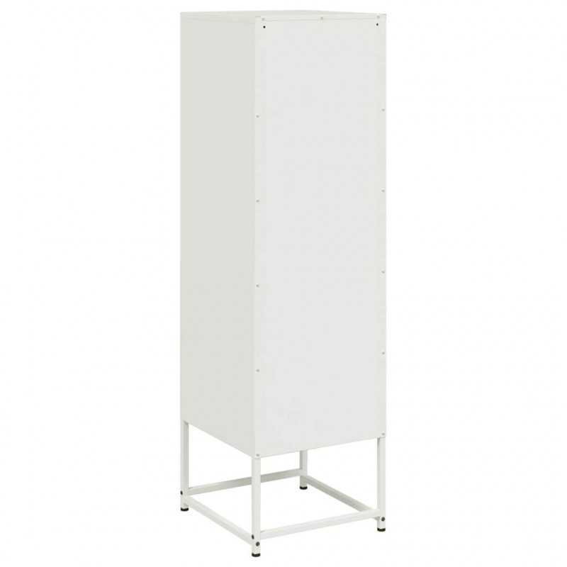 Szafka, biała, 36x39x123 cm, stal