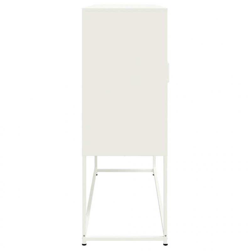 Szafka, biała, 100,5x39x107 cm, stal