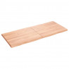 Blat jasnobrązowy 140x60x(2-4) cm, drewno z naturalną krawędzią