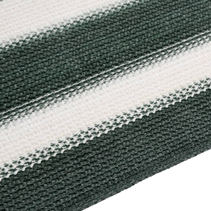 Siatka cieniująca, zielono-biała, 1,2x25 m, HDPE, 75 g/m²