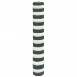 Siatka cieniująca, zielono-biała, 1,5x10 m, HDPE, 75 g/m²
