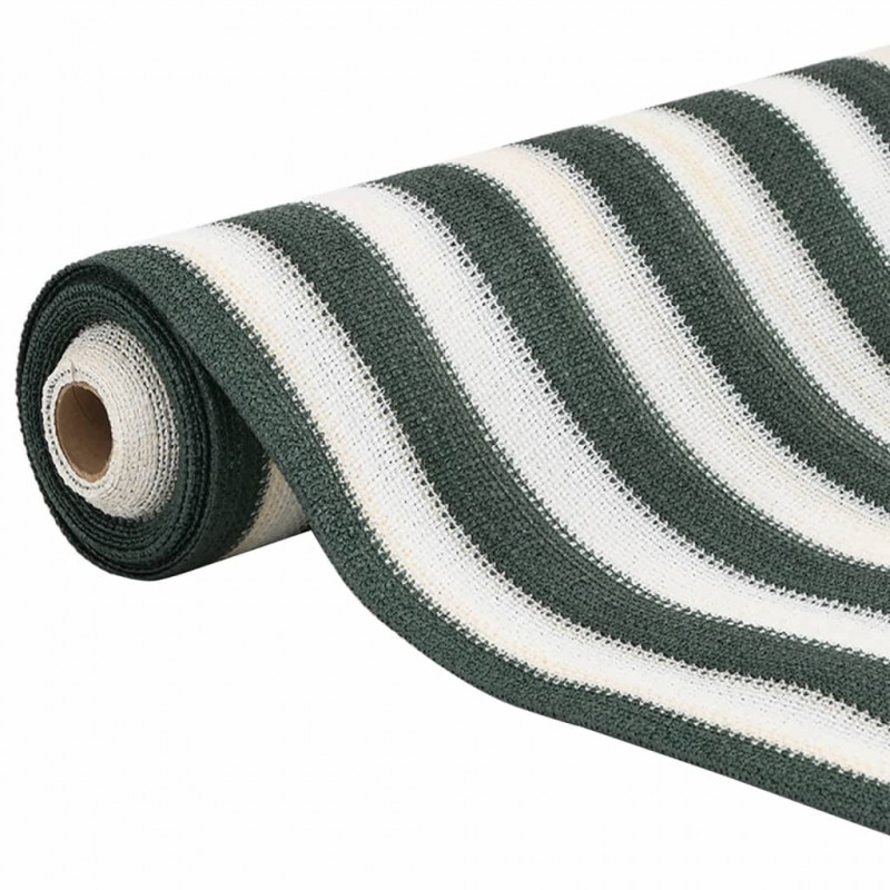 Siatka cieniująca, zielono-biała, 1,8x50 m, HDPE, 75 g/m²