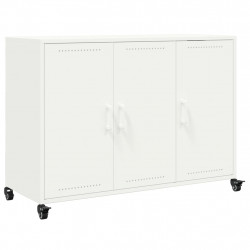 Szafka, biała, 100,5x39x72 cm, stal