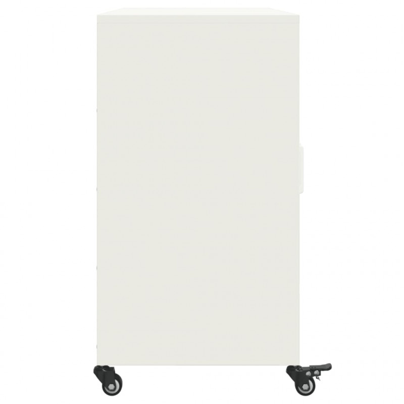 Szafka, biała, 100,5x39x72 cm, stal