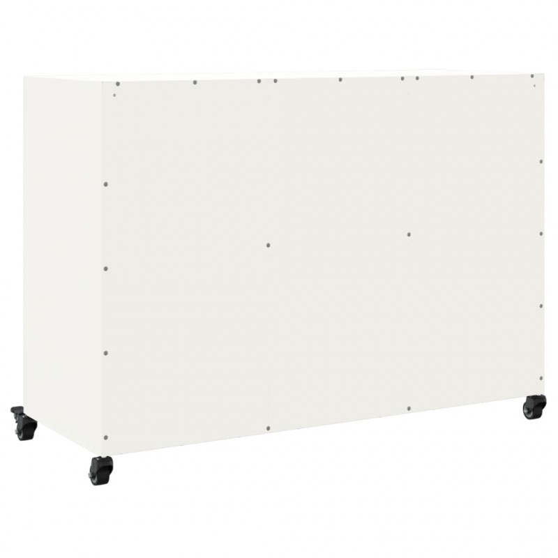 Szafka, biała, 100,5x39x72 cm, stal