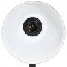 Lampa stołowa, 25 W, postarzany niebieski, 18x18x60 cm, E27