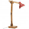Lampa stojąca, 25 W, postarzany czerwony, 33x25x130-150 cm, E27