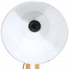Lampa stojąca, 25 W, postarzany czerwony, 33x25x130-150 cm, E27