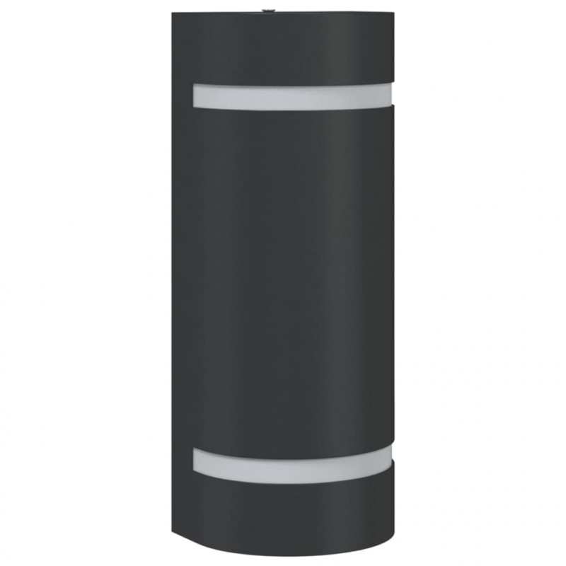 Kinkiet zewnętrzny, czarny, odlewane aluminium