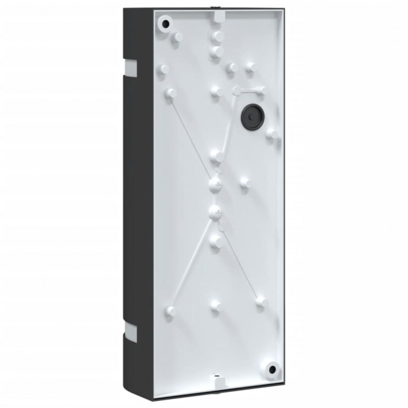 Kinkiet zewnętrzny, czarny, odlewane aluminium