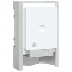 Kinkiety zewnętrzne z czujnikiem ruchu, 2 szt., srebrne, stal