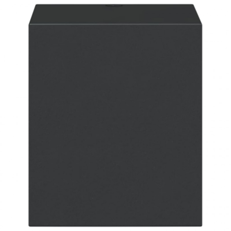 Kinkiet zewnętrzny, czarny, odlewane aluminium
