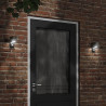 Zewnętrzny kinkiet z czujnikiem, czarny, odlewane aluminium