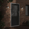 Zewnętrzny kinkiet z czujnikiem, czarny, odlewane aluminium