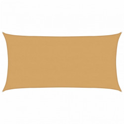 Żagiel przeciwsłoneczny, 160 g/m², piaskowy, 4x7 m, HDPE