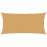 Żagiel przeciwsłoneczny, 160 g/m², piaskowy, 4x7 m, HDPE