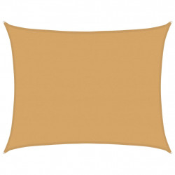 Żagiel przeciwsłoneczny, 160 g/m², piaskowy, 6x7 m, HDPE