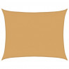 Żagiel przeciwsłoneczny, 160 g/m², piaskowy, 6x7 m, HDPE