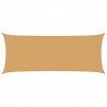Żagiel przeciwsłoneczny, 160 g/m², piaskowy, 2x4,5 m, HDPE