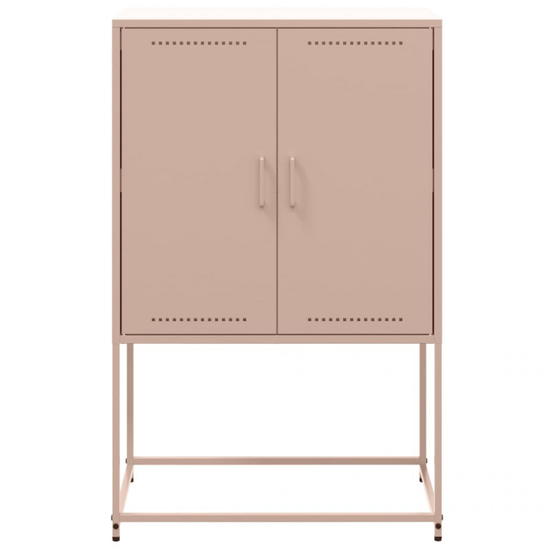 Szafka pod telewizor, biała, 100,5x39x60,5 cm, stalowa