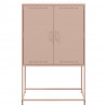 Szafka pod telewizor, biała, 100,5x39x60,5 cm, stalowa