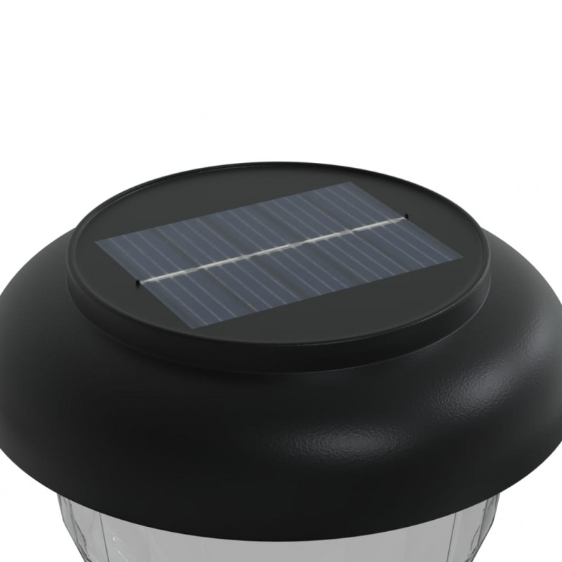 Solarne lampki ogrodowe, z kolcami, 4 szt., ciepła biel i RGB