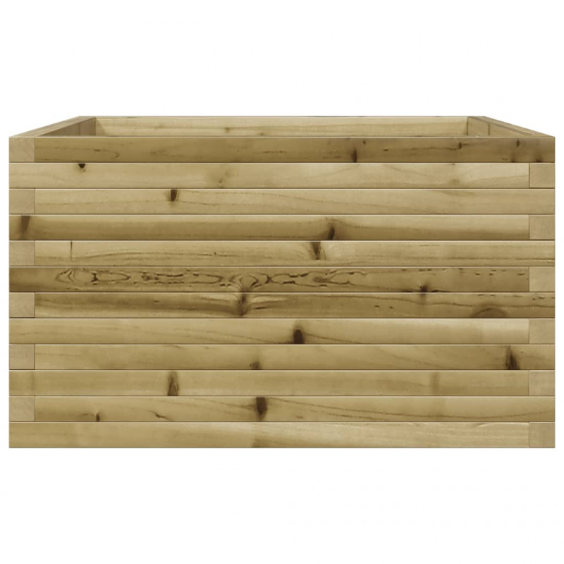 Donica ogrodowa, 80x80x45,5 cm, impregnowane drewno sosnowe