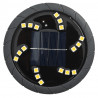Solarne lampki gruntowe, z kolcami, 4 szt., ciepłe białe